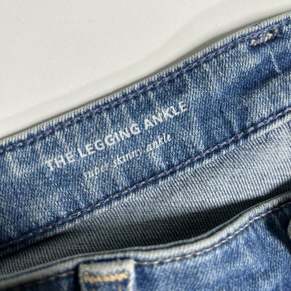 AG Adriano Goldschmied Jeans Womens 28R The Legging Ankle Super Skinny Lght Blue - Picture 3 of 16